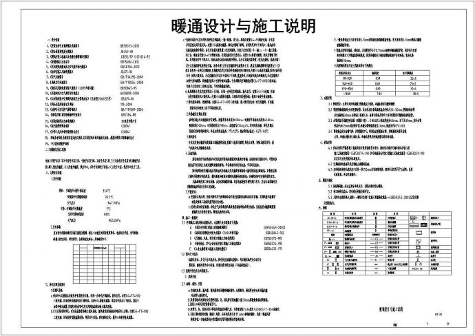 【浙江】某医院净化工程暖通设计施工图纸_图1