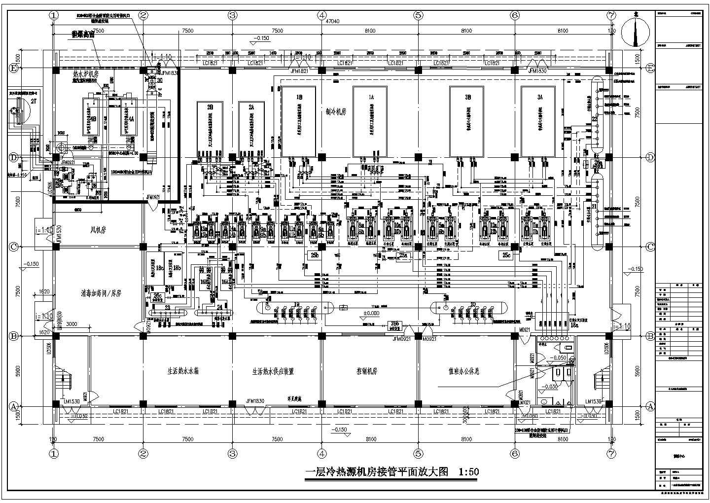 【台州】某医疗中心地源热泵工程施工套图