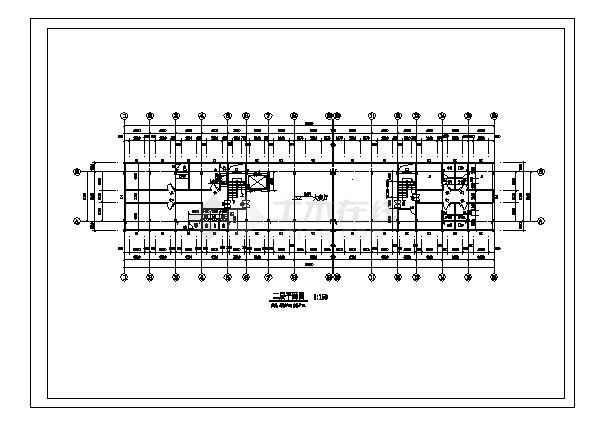 某地市宾馆建筑施工示意图-图一