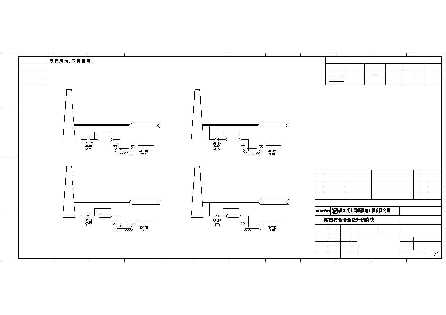 某电厂脱硫建筑参考布置样图