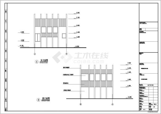 某设计奇特的公厕建筑布置参考详情图-图一