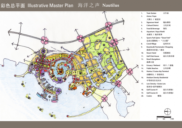 海口市西海岸金沙湾概念性总体规划设计方案-图一