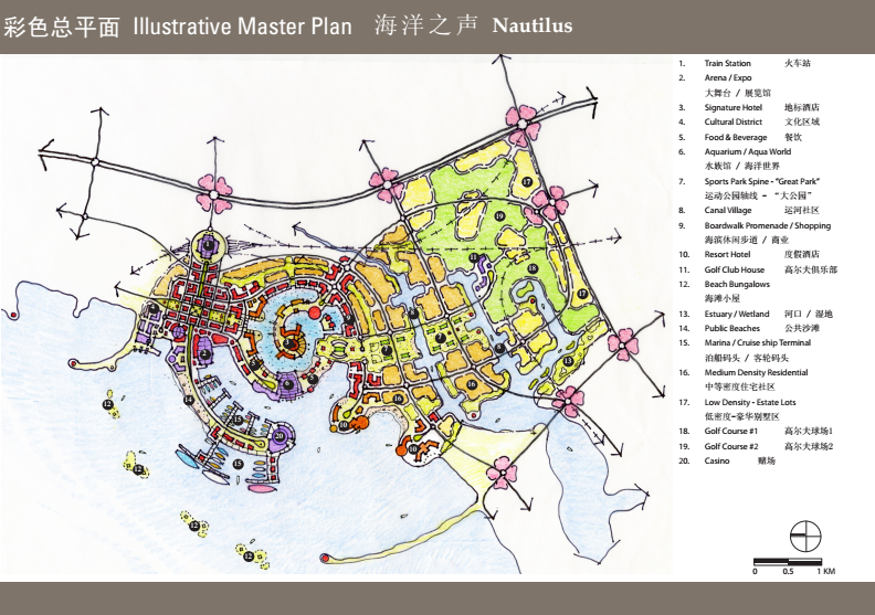 海口市西海岸金沙湾概念性总体规划设计方案