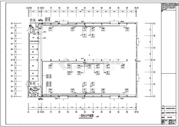 某厂房车间电气设计案例分析图纸（15张）-图一