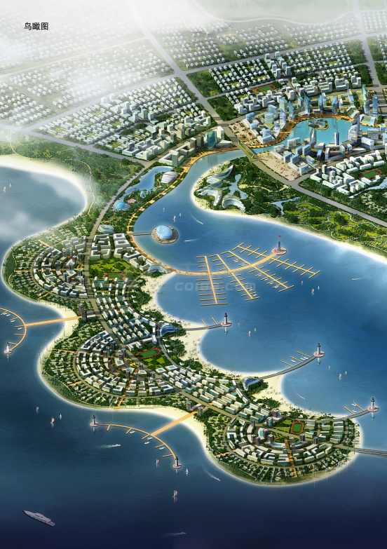 【福建】古雷半岛经济开发区总体总体城市设计及核心区详细设计-图一