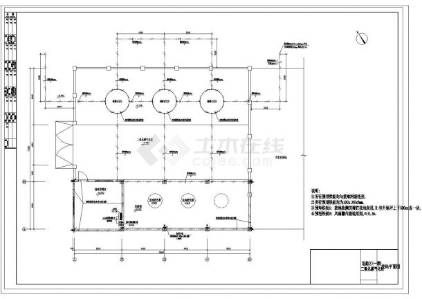 某工业厂房电气设计案例图纸（7张）-图二