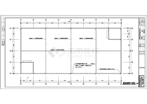 厂房车间电气设计案例图纸（7张）-图二