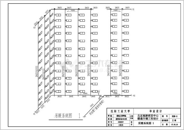 北京展新研发中心暖通空调毕业设计-图一