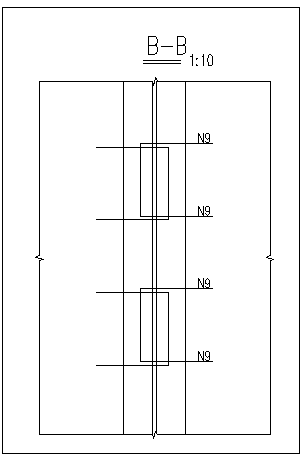 装配式后张法预应力混凝土连续空心板桥上部构造通用图（跨径10m、公路-Ⅱ级、1.25m板宽）-图一