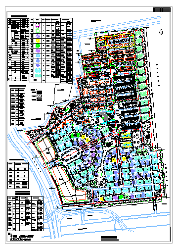 某地别墅区规划设计CAD图纸_图1