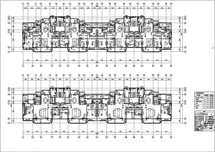 某10层住宅楼建筑设计CAD详图_图1