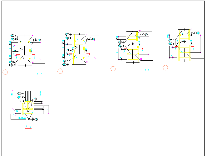 钢结构节点详图CAD版_图1