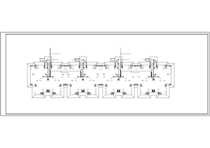 某小区六层综合住宅楼电气设计图纸_图1