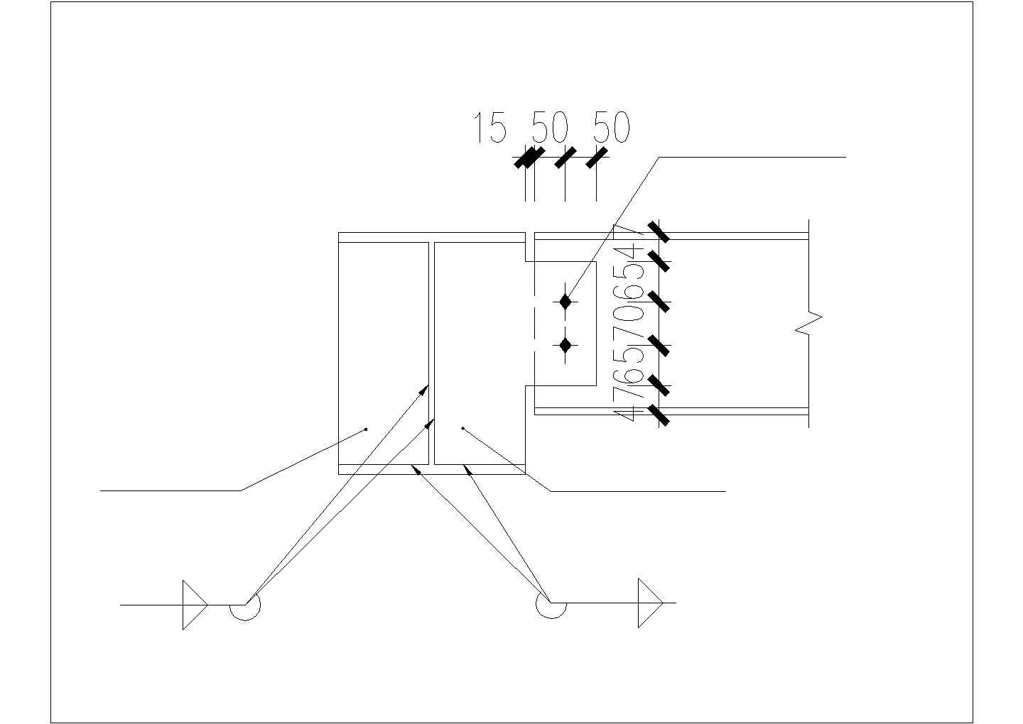 [节点详图]钢框架钢梁节点构造详图