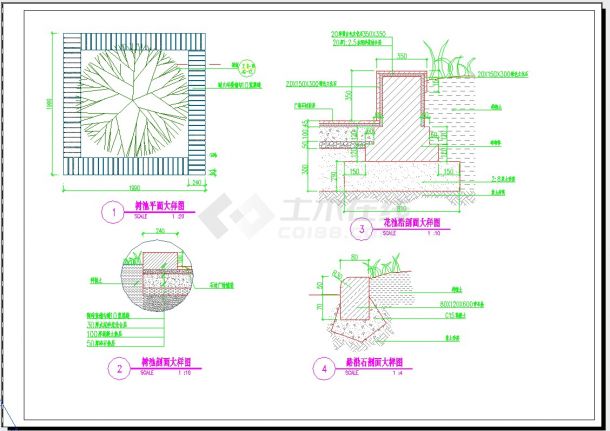 最新整理多套广场景观设计CAD图纸-图一