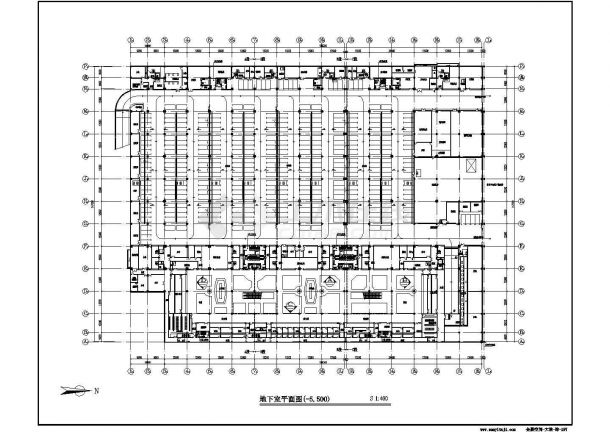【重庆】国际会议会展中心施工图，含效果图-图二