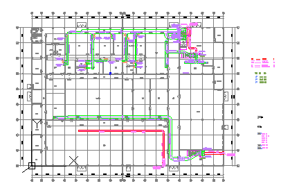 某LED封装厂房净化空调系统设计图纸_图1