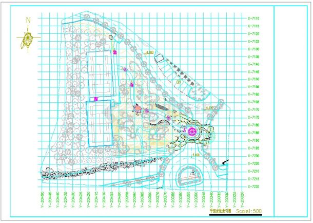 上海某山林庄园施工CAD全套图纸-图二