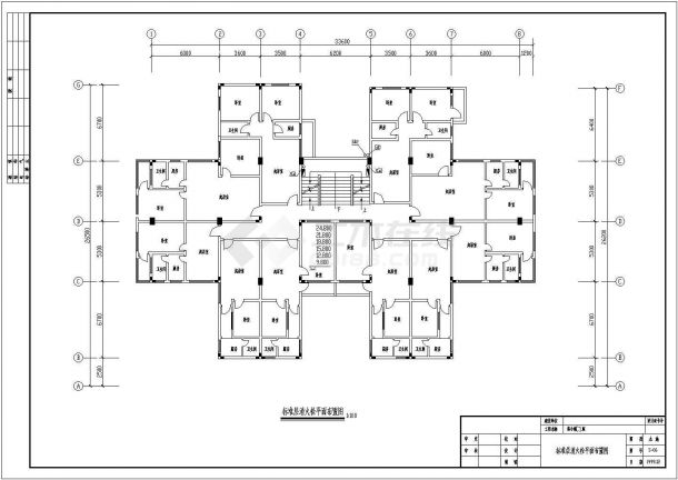 九层商住大楼消火栓设计施工图（3个楼）-图二