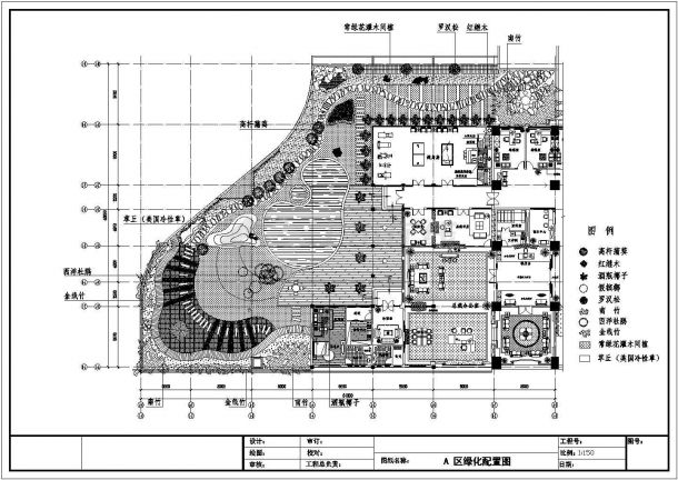 【重庆】交易中心屋顶花园设计施工图-图二