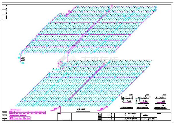 大型物流仓库全套给排水设计cad施工图-图一