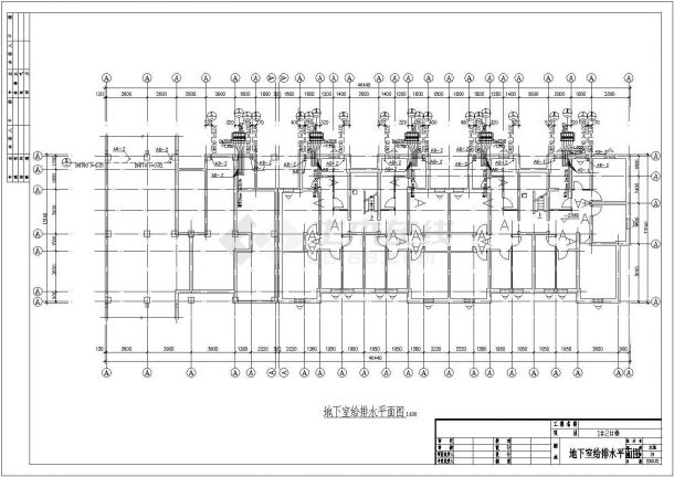 某地小区住宅楼给排水施工图纸（全套）-图一