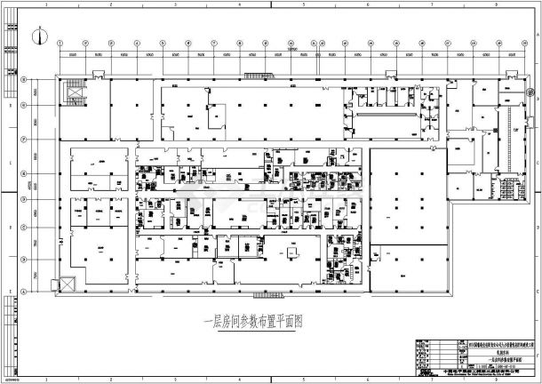 空调暖通设计图_1层车间厂房空调暖通cad设计图-图二