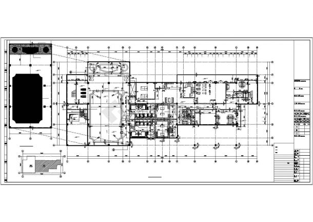 【山西】3层现代简欧风格国际会所设计施工图-图一