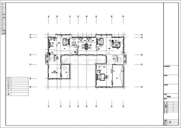 私人自建3层独栋别墅建筑设计施工图-图一