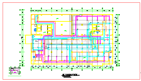 【山东】医院病房综合楼空调通风排烟系统设计施工图（蒸汽管网 制冷机房）-图二