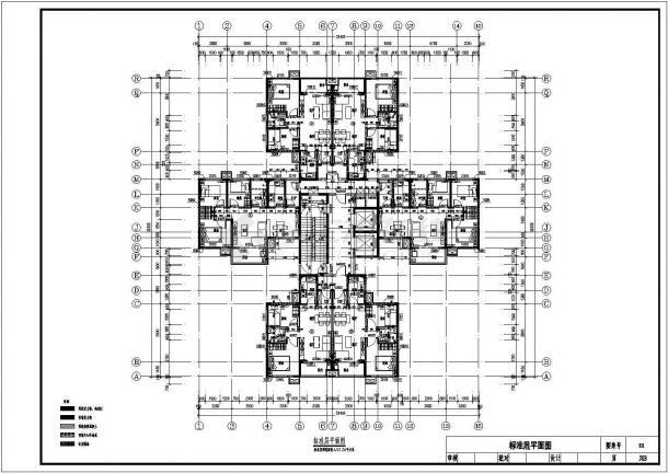 27层装配式高层住宅建筑施工面图-图二