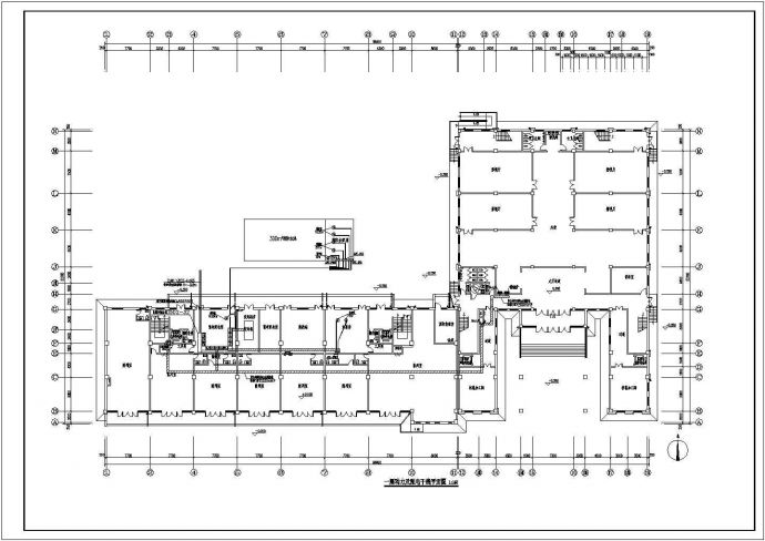 某框架结构博物馆电气消防设计施工图_图1