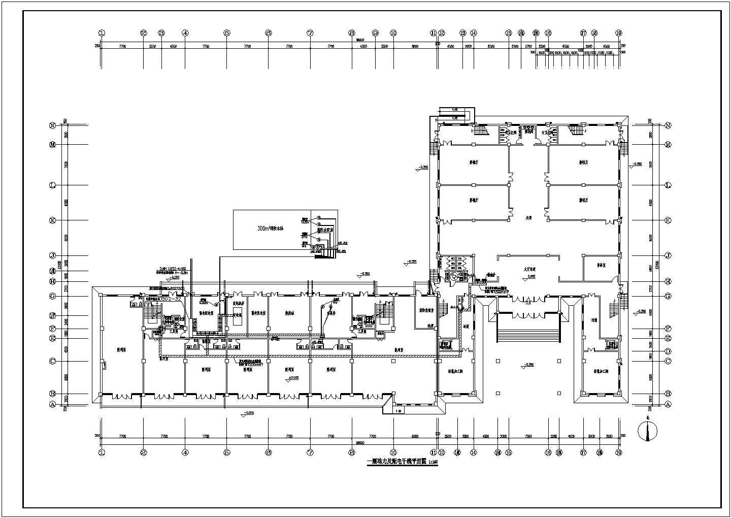 某框架结构博物馆电气消防设计施工图