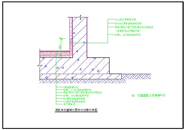 最新的防水节点设计构造详图（多张节点图纸）_图1