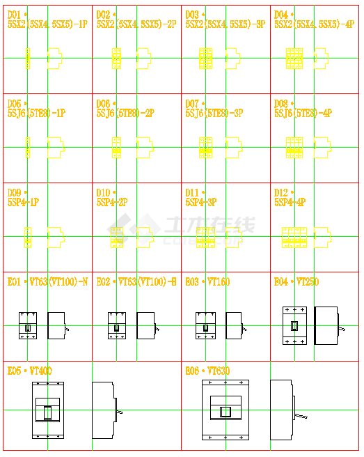 常用空气开关设计图例（全套最新）-图二