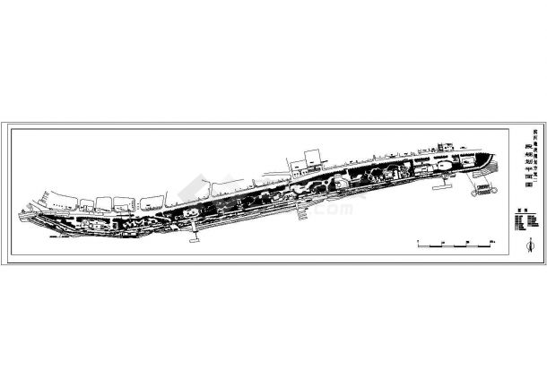 某市内人杰地灵繁华滨河地段建筑绿化规划CAD设计详图（非常详细）-图一