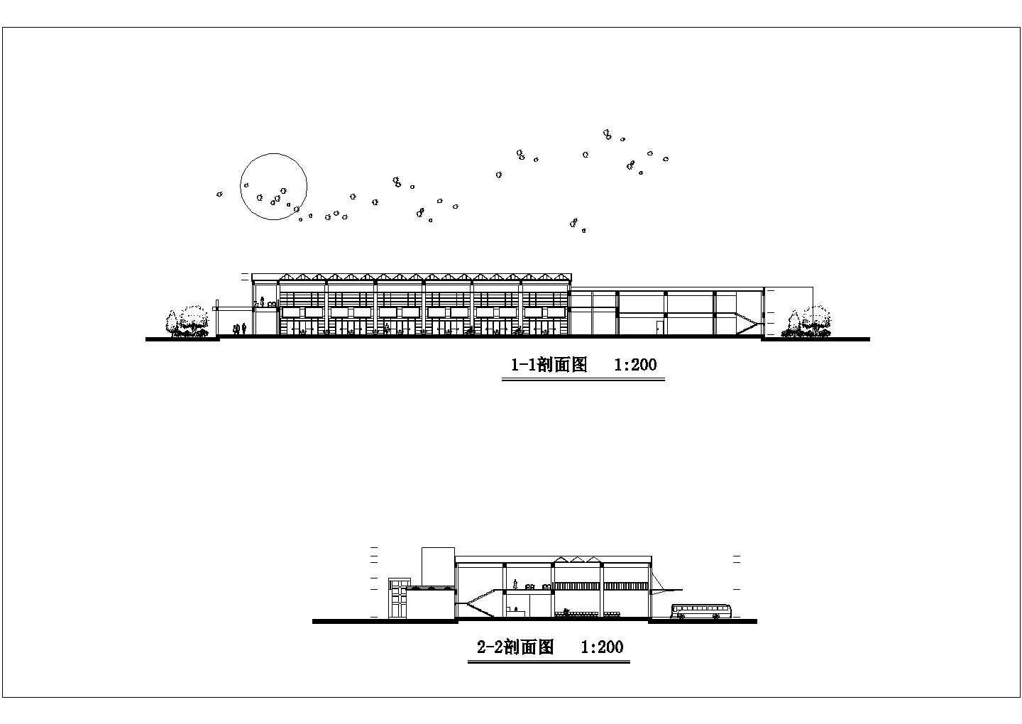 某长途汽车站建筑施工图CAD图纸