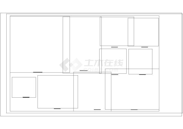 中式现代四角景亭施工做法详图-图一