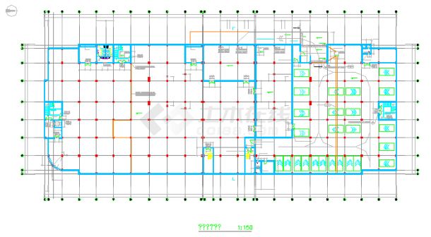 2016最全的大型商场设计全套建筑cad施工图（标注齐全）-图二