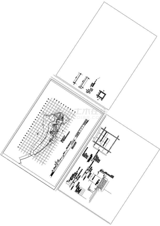  Construction plan of sculpture pool in a park - Figure 1