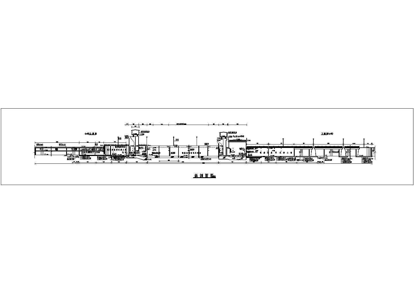 某12.4m宽船闸布置设计cad图