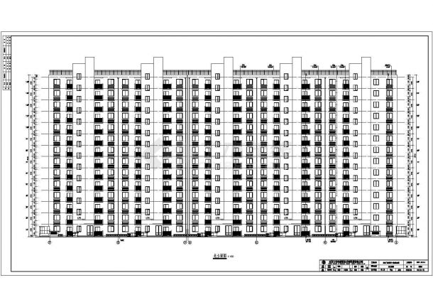 剪力墙结构住宅楼建筑设计图纸（5套图纸）-图二