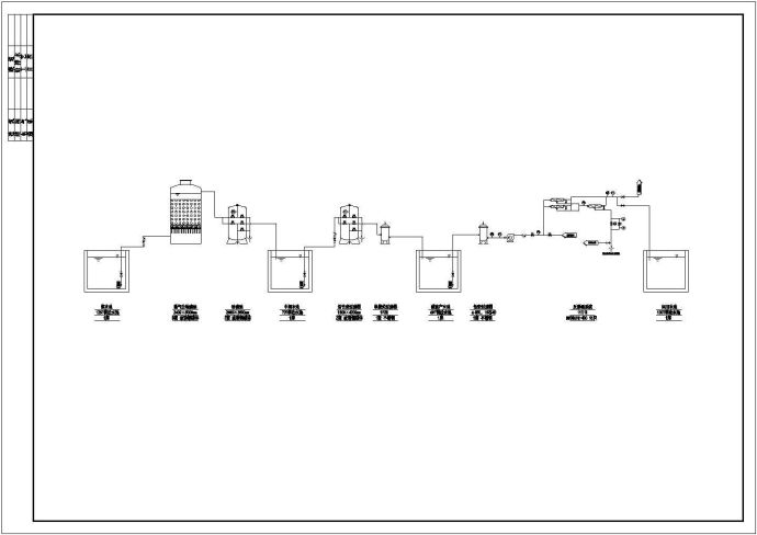 某地区电镀废水回用工艺CAD详图_图1