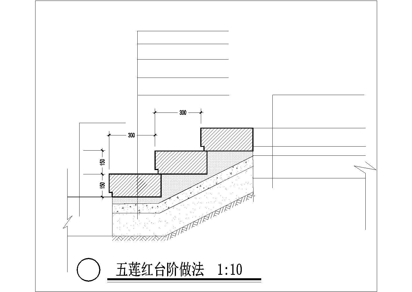 某景区观演舞台设计cad详图