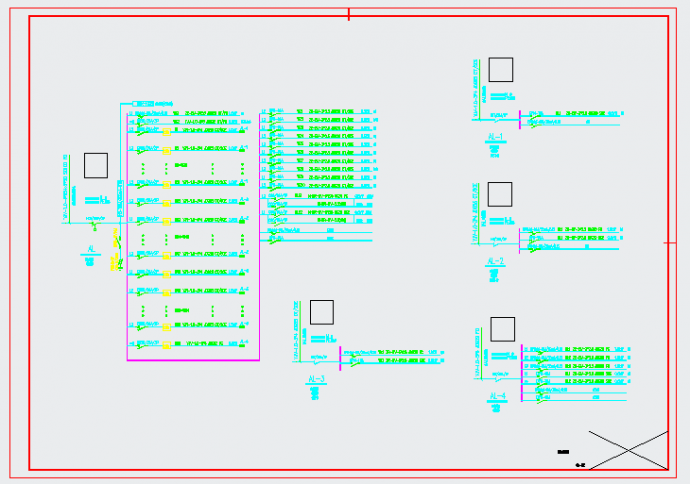 某地农贸市场内装饰工程--电气图（地上2层，总建筑面积3823平方米）_图1