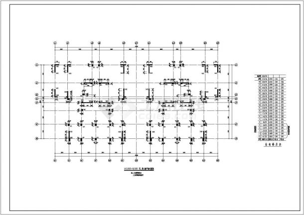 高层框架剪力墙结构施工图-图二