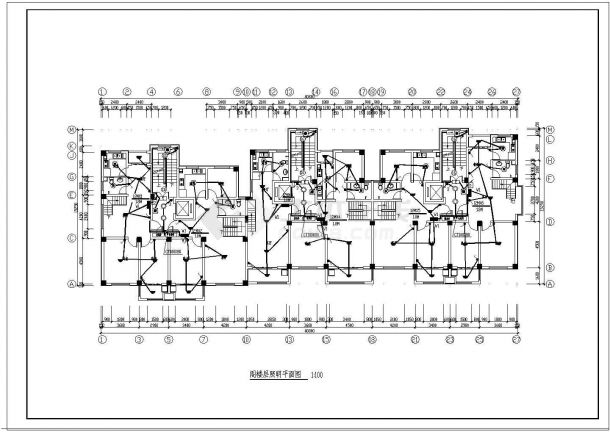 某高层住宅楼电气设计施工图（含说明）-图二