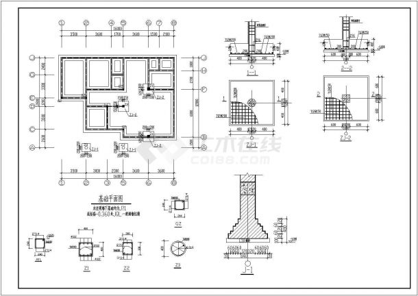 【宁波】二层砖混结构小别墅建筑施工图-图二