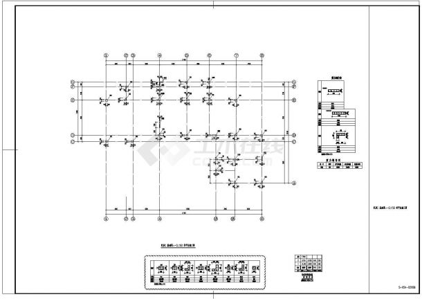 某山地民宿精品酒店-结构施工图（二层框架结构，建筑面积921平方米）-图一