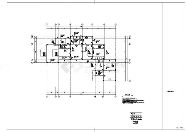 某山地民宿精品酒店-结构施工图（二层框架结构，建筑面积921平方米）-图二